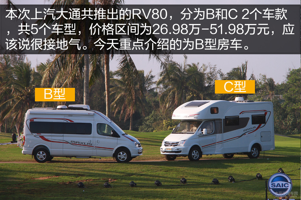上汽大通MAXUS V80房車圖解高清大圖