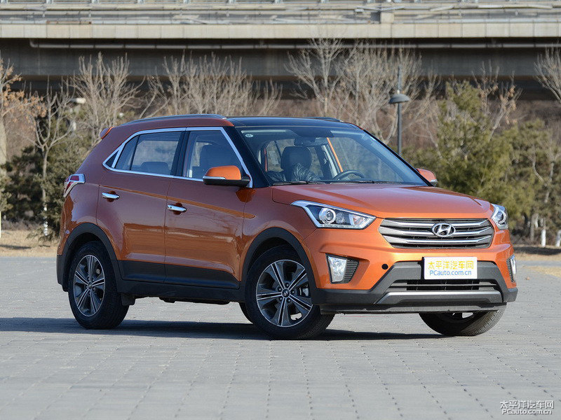 活力橙北京現(xiàn)代ix25整車外觀外觀圖片