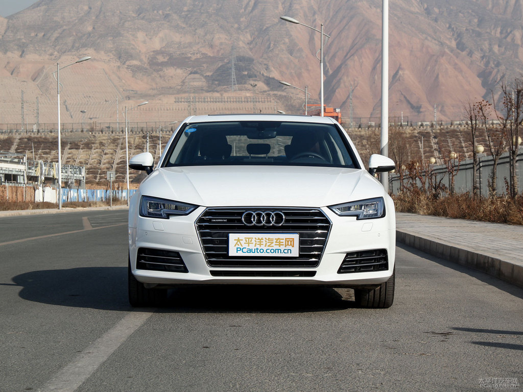 朱鷺白奧迪A4L整車外觀外觀圖片