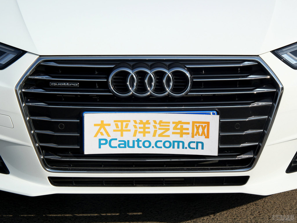 朱鷺白奧迪A4L車頭外觀圖片