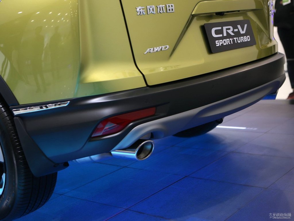 珠玉黃本田CR-V車(chē)尾外觀圖片