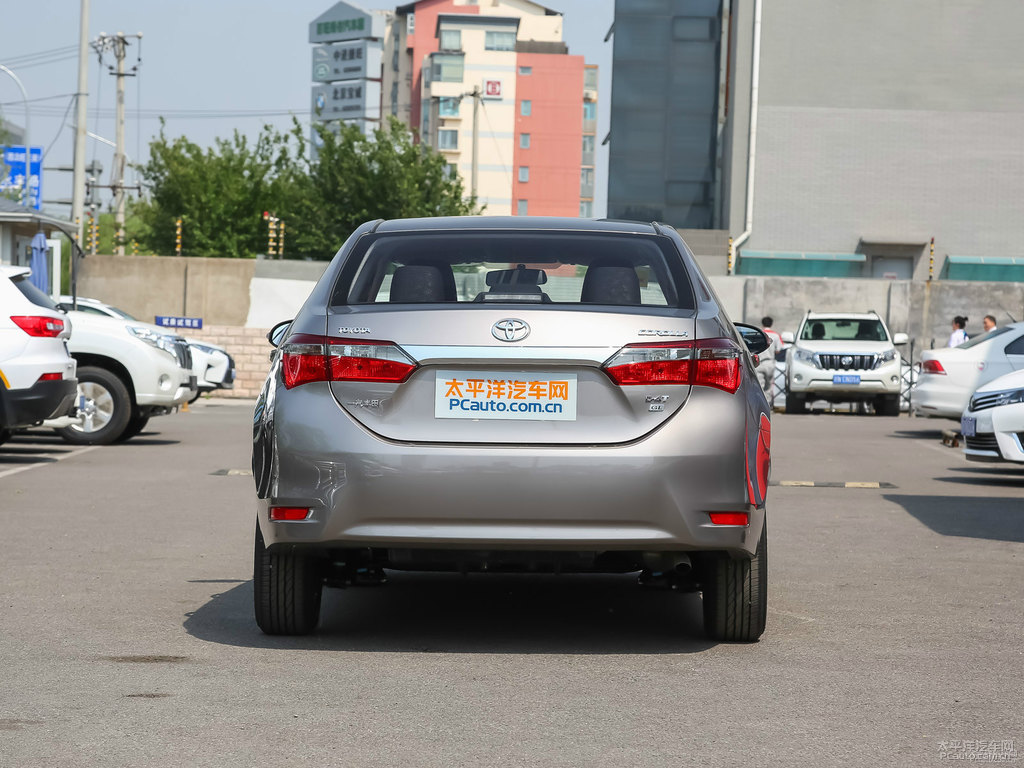 鉑青銅色卡羅拉整車外觀外觀圖片