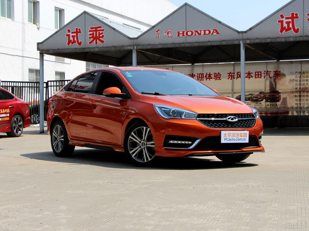鎏光橙艾瑞澤5整車(chē)外觀(guān)外觀(guān)圖片