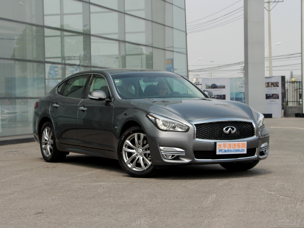 鉑金灰英菲尼迪Q70L整車外觀外觀圖片