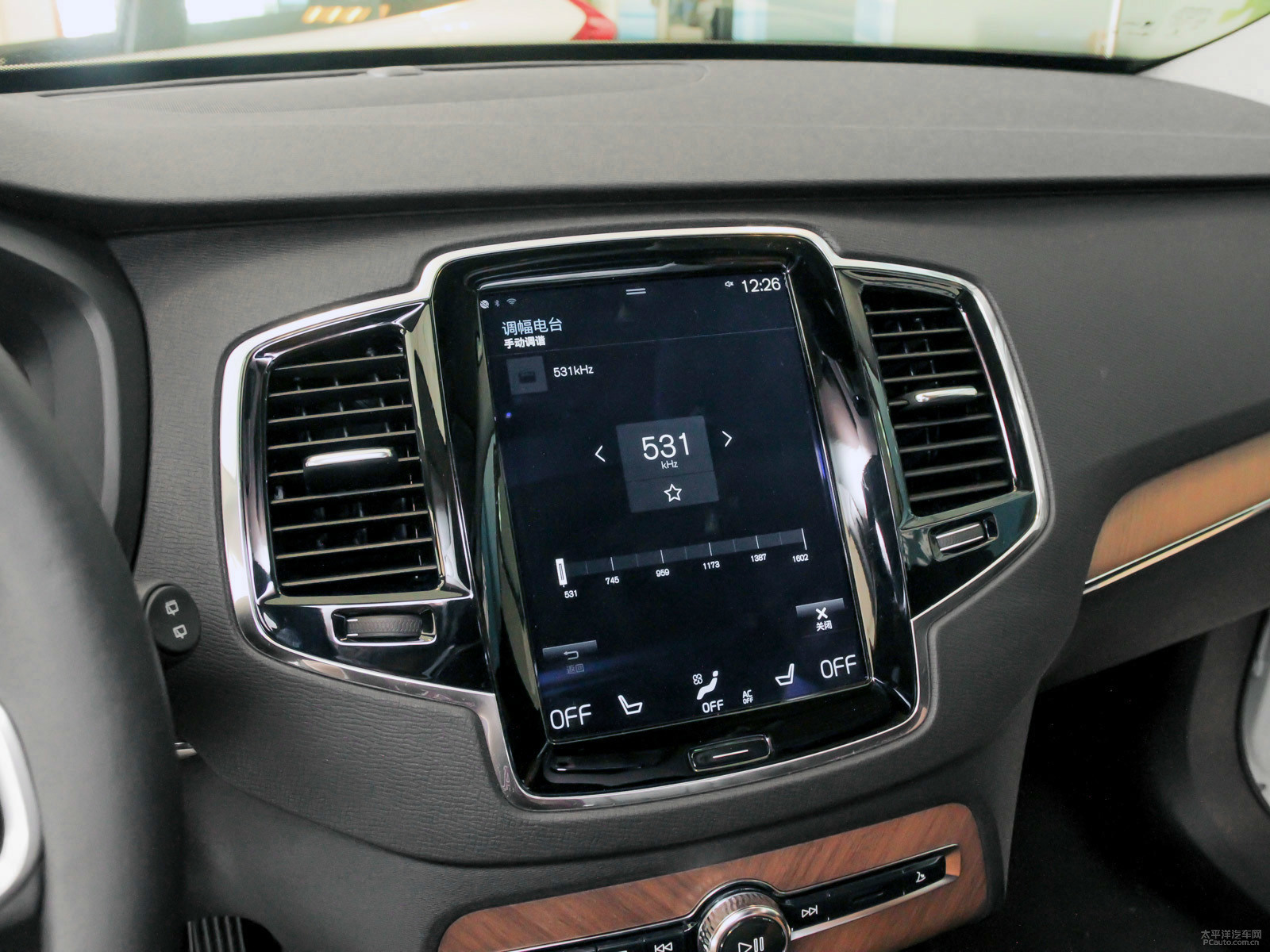 沃爾沃XC90內飾高清大圖