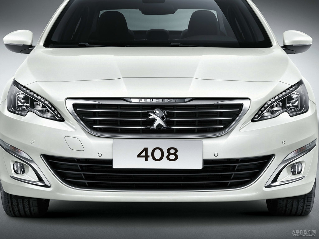 珠光白標(biāo)致408車頭外觀圖片
