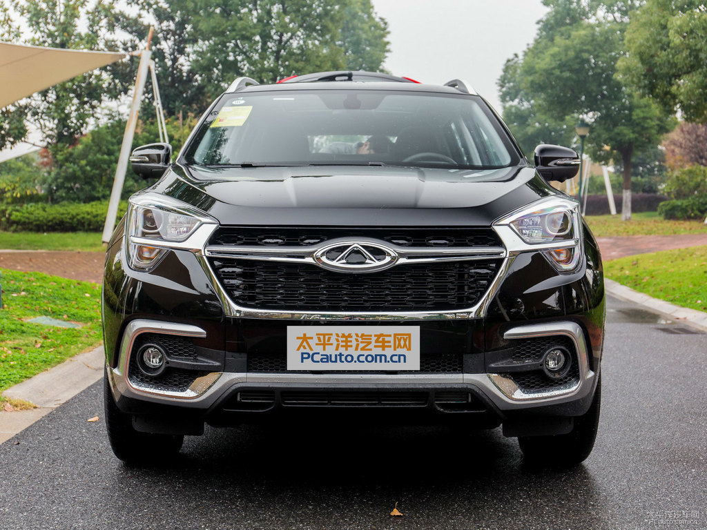 碳晶黑瑞虎5x車頭外觀圖片