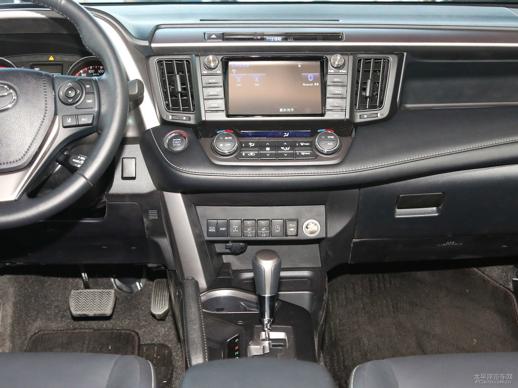珍珠白RAV4榮放中控內(nèi)飾圖片