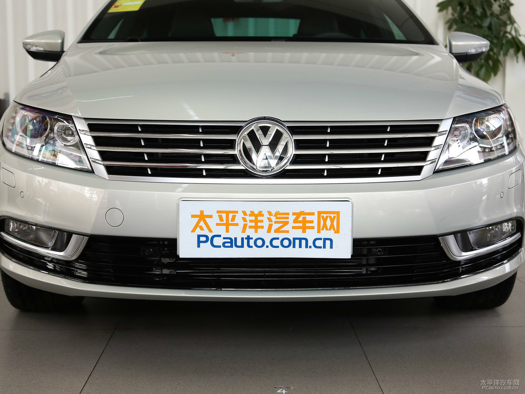 水晶銀大眾CC車頭外觀圖片