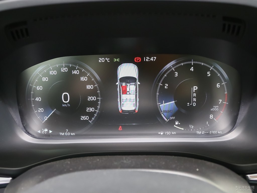 楓木棕沃爾沃XC60中控內(nèi)飾圖片