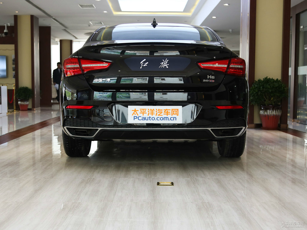 極夜黑紅旗H5經(jīng)典車尾外觀圖片