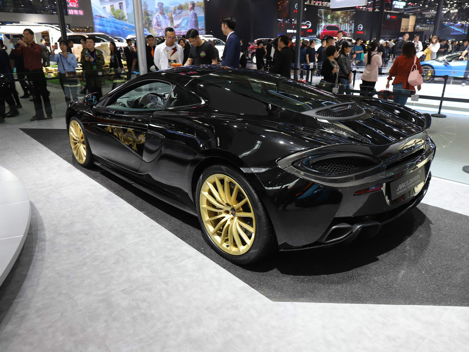 邁凱倫570GT車展高清大圖