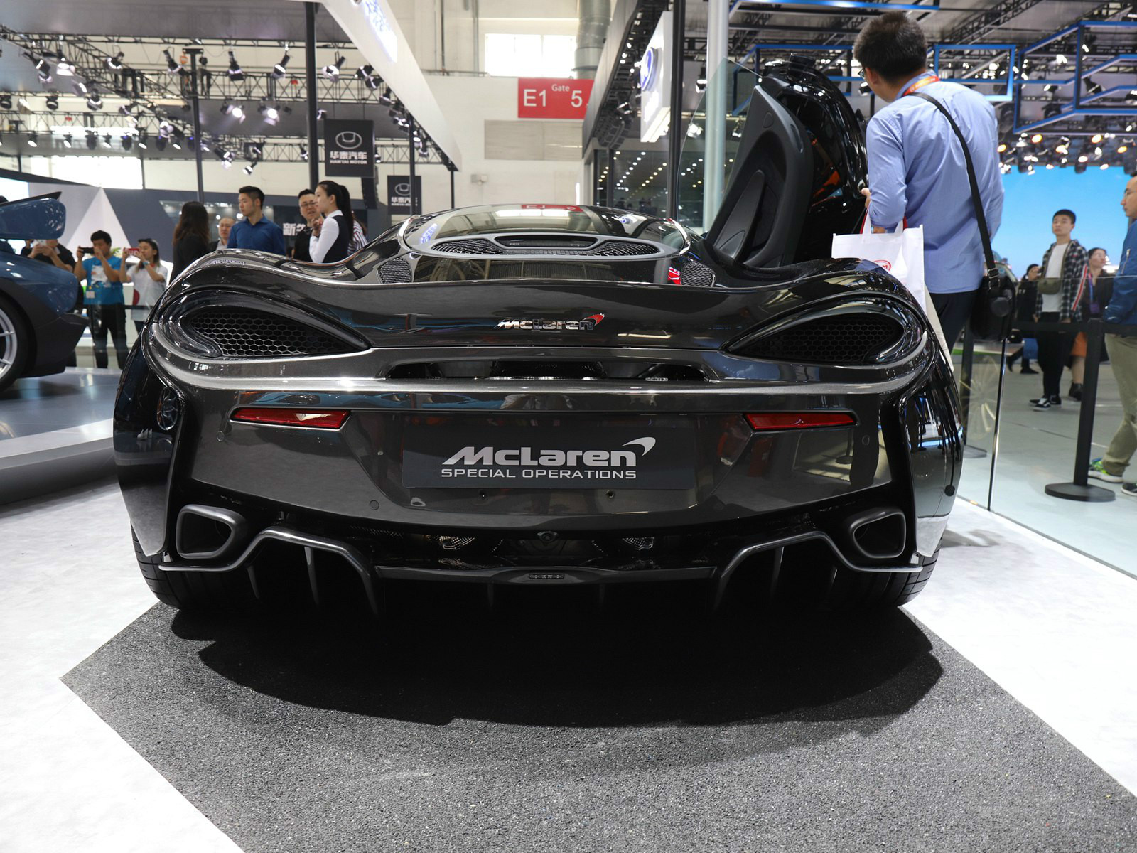 邁凱倫570GT車展高清大圖