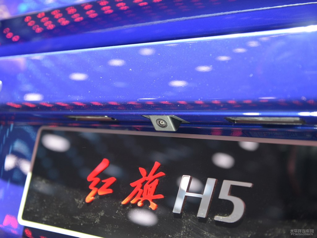 青川藍(lán)紅旗H5經(jīng)典車尾外觀圖片