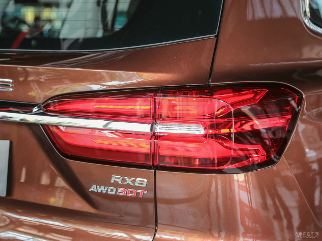 鉑金棕榮威RX8車尾外觀圖片