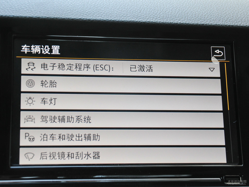 鋒芒銀朗逸中控內(nèi)飾圖片