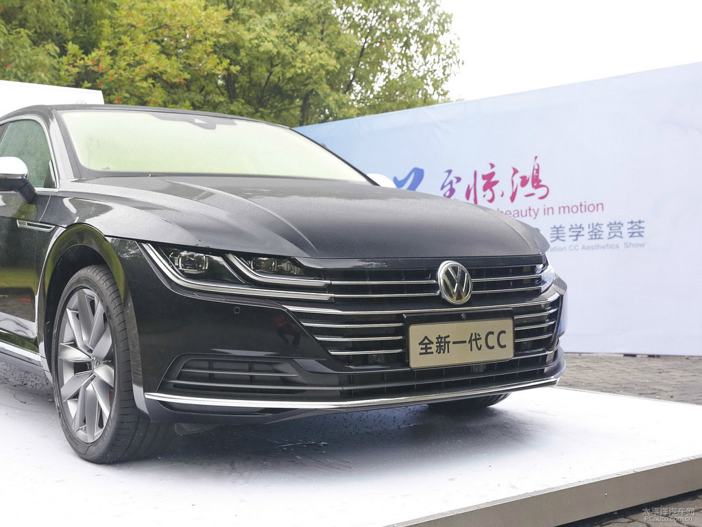 幻影黑大眾CC車頭外觀圖片