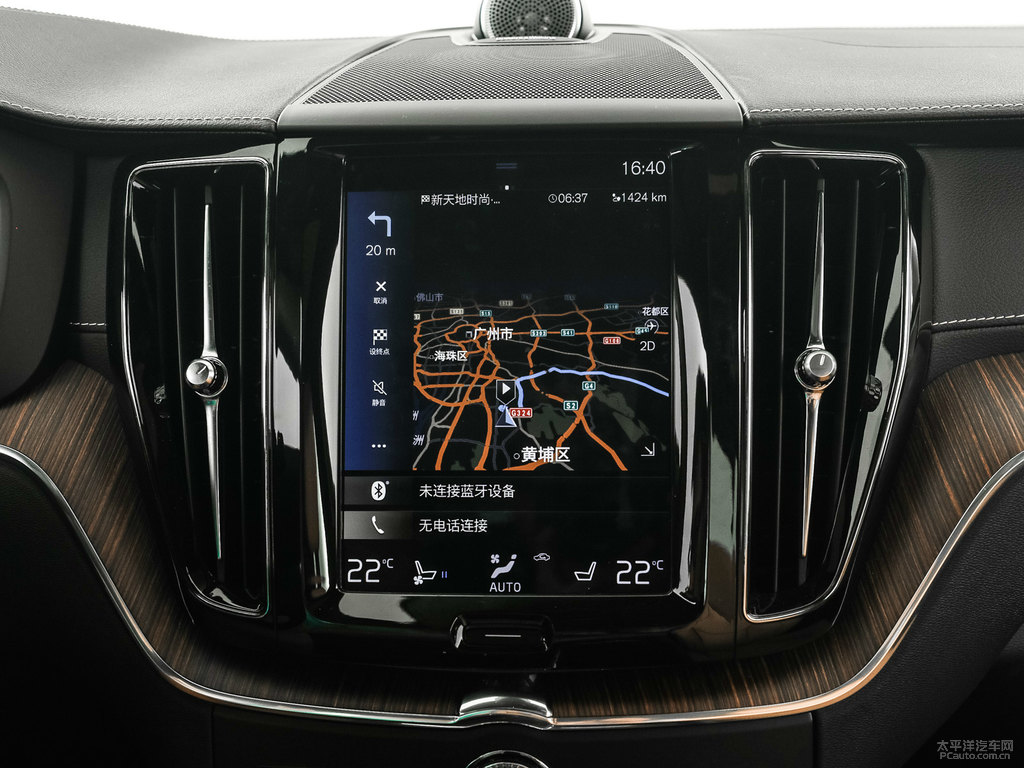 水晶白沃爾沃XC60中控內(nèi)飾圖片