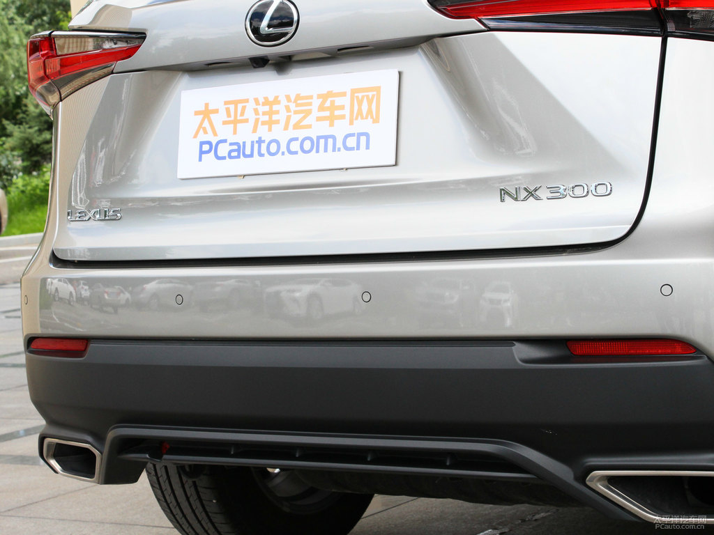 超音速鈦銀雷克薩斯NX車尾外觀圖片