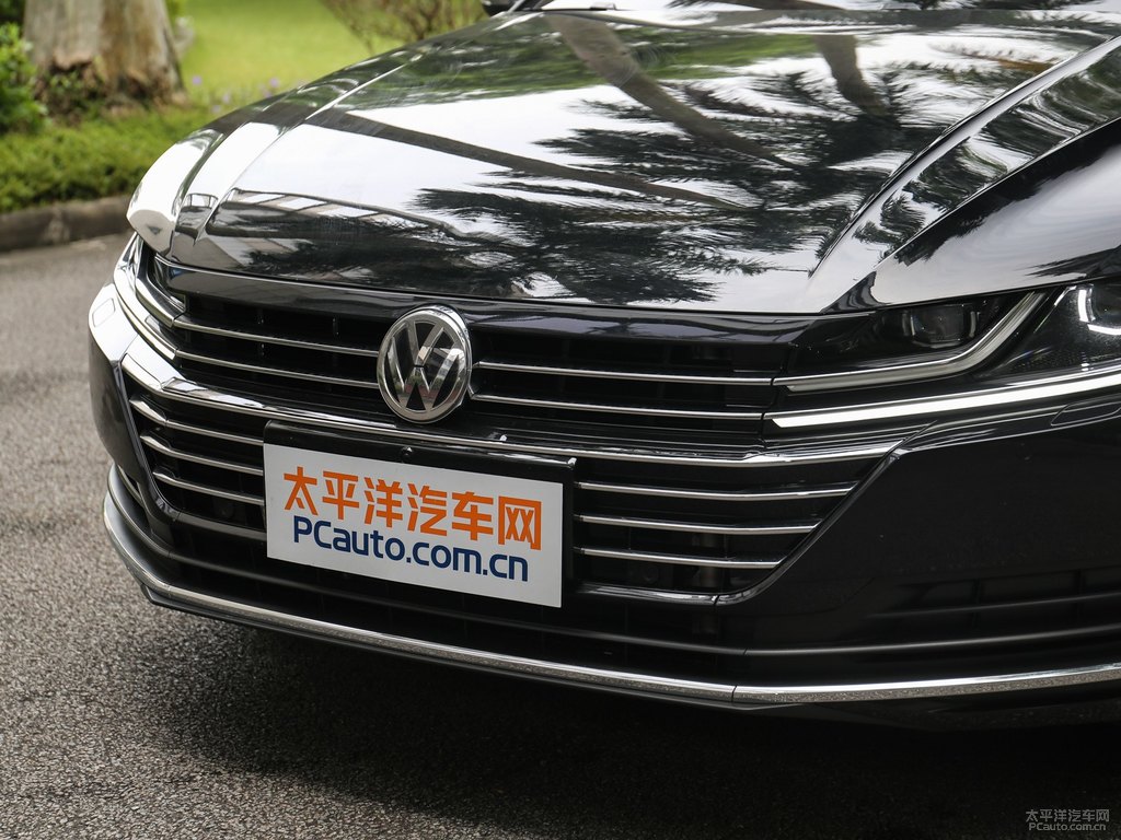幻影黑大眾CC車頭外觀圖片