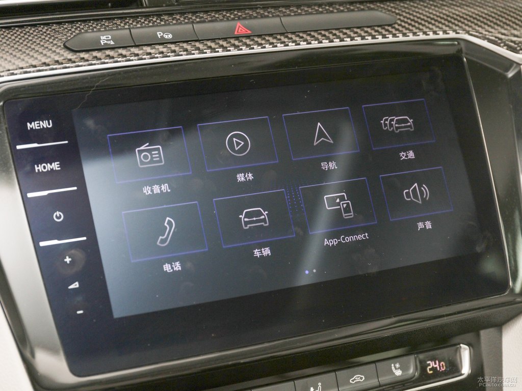 雅士銀大眾CC中控內(nèi)飾圖片