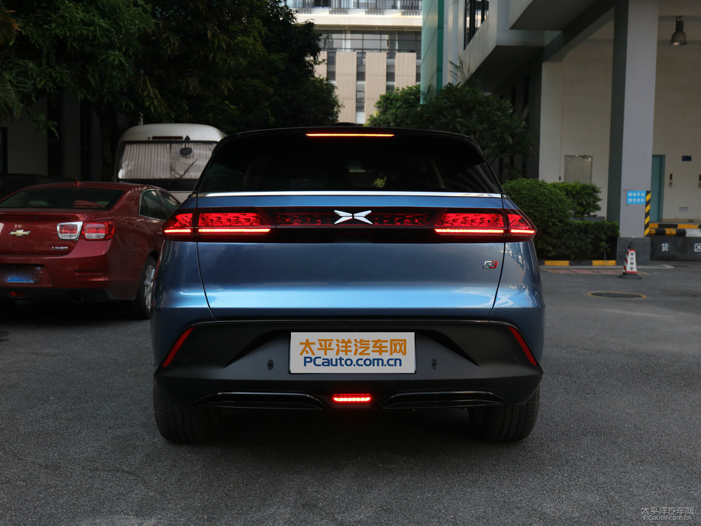 藍色小鵬G3車尾外觀圖片