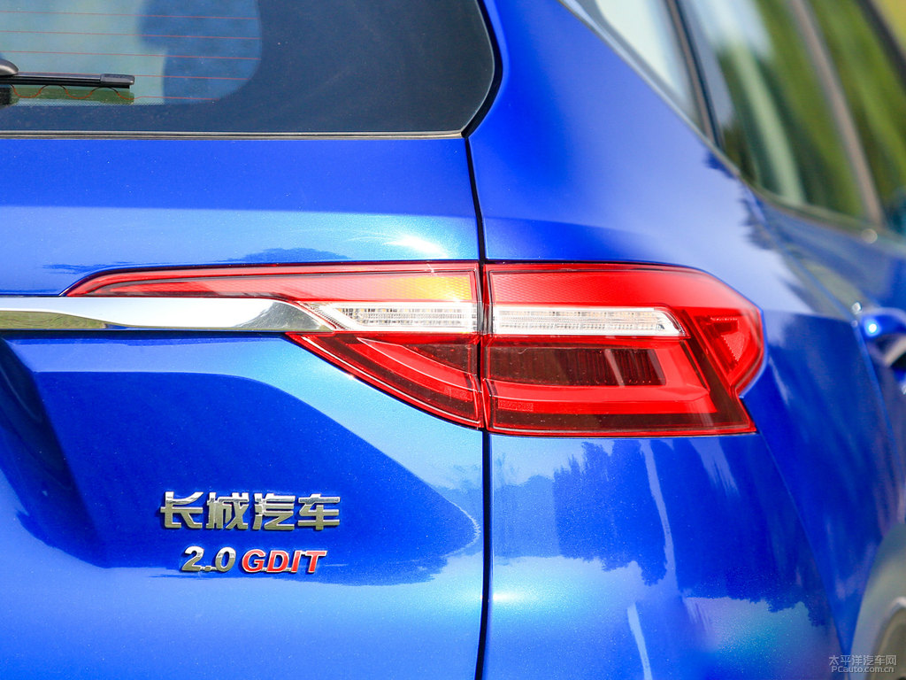 深海藍(lán)哈弗F7車尾外觀圖片