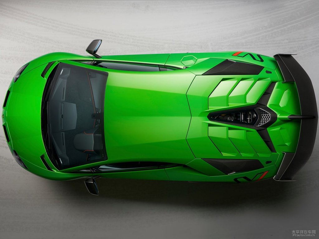 綠色Aventador整車外觀外觀圖片