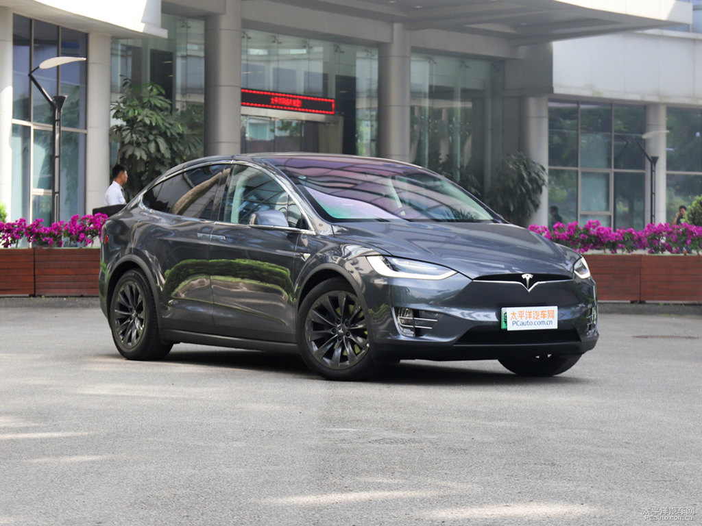 冷光銀Model X整車外觀外觀圖片