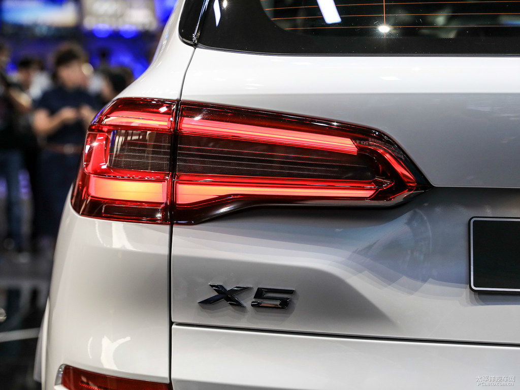 礦石白寶馬X5(進口)車尾外觀圖片