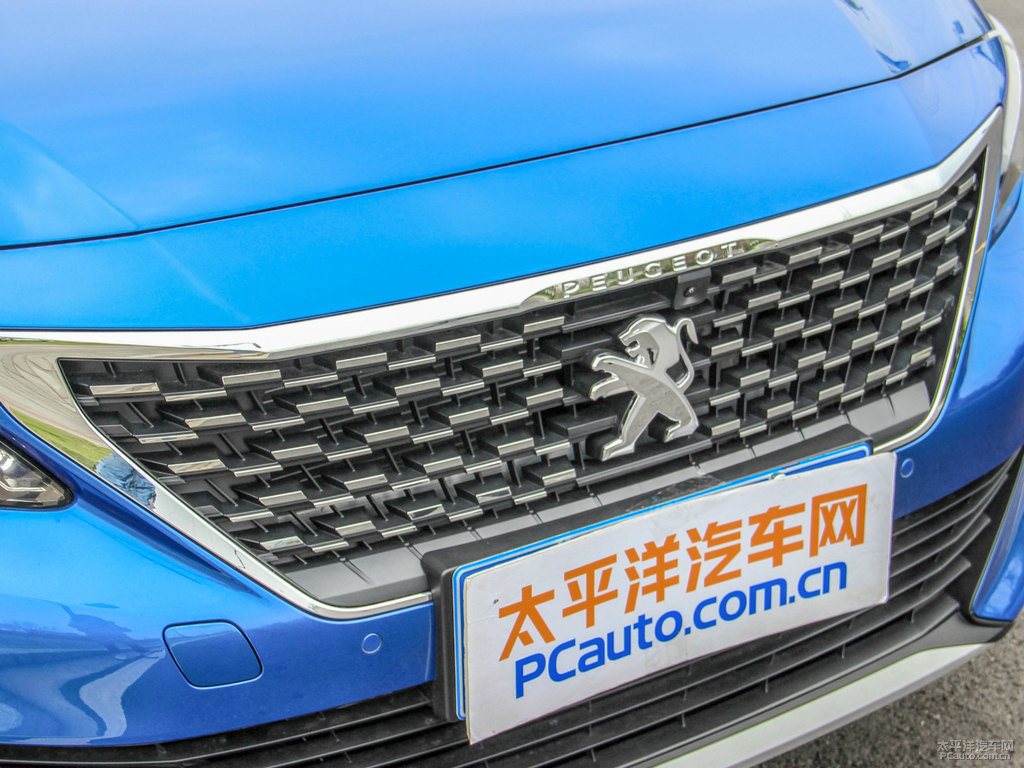 晴空藍標(biāo)致408車頭外觀圖片