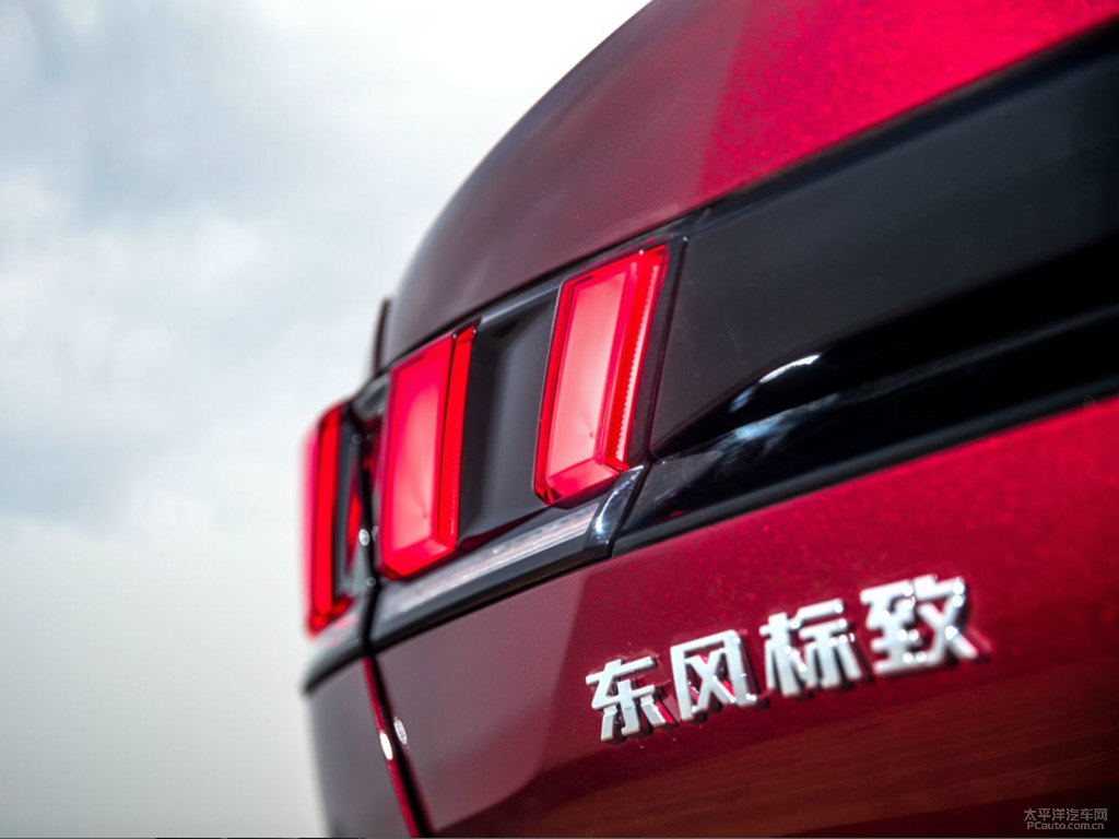 烈火紅標(biāo)致508車尾外觀圖片
