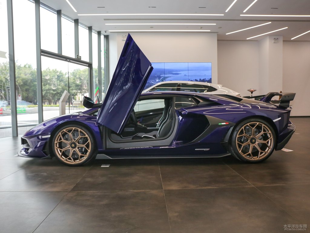 紫色Aventador車廂內(nèi)飾圖片
