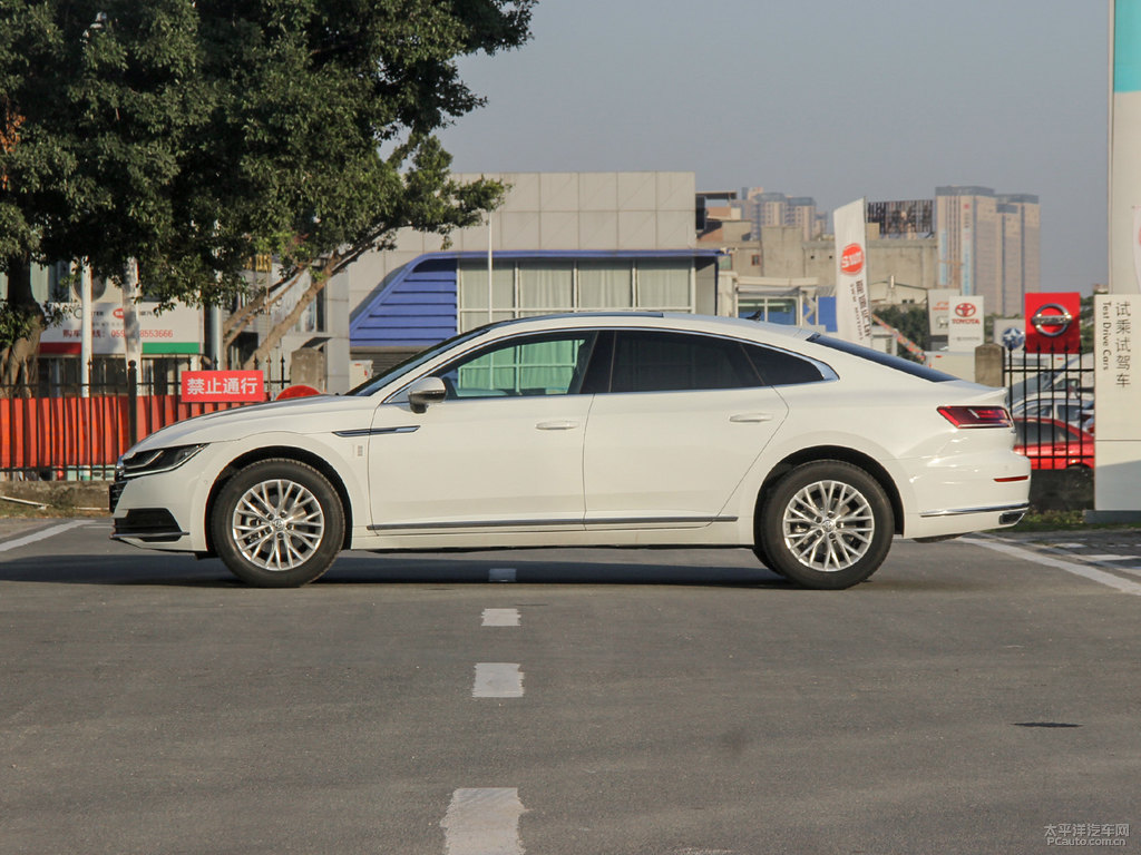 朱鷺白大眾CC整車外觀外觀圖片