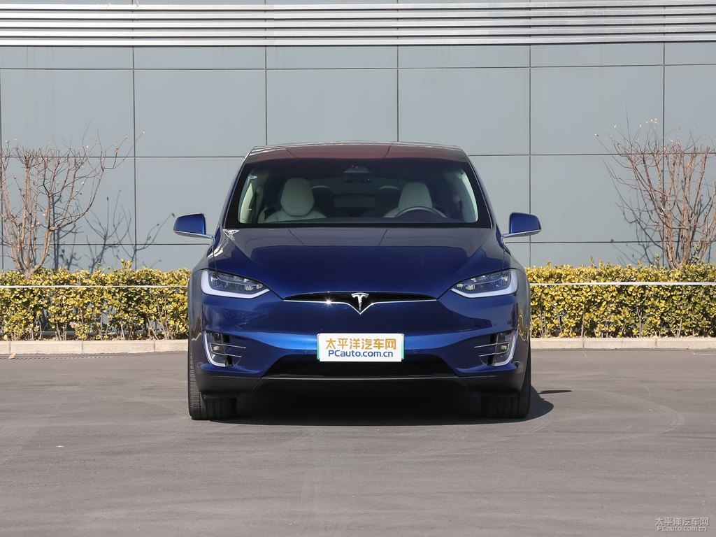 深海藍(lán)Model X整車(chē)外觀外觀圖片