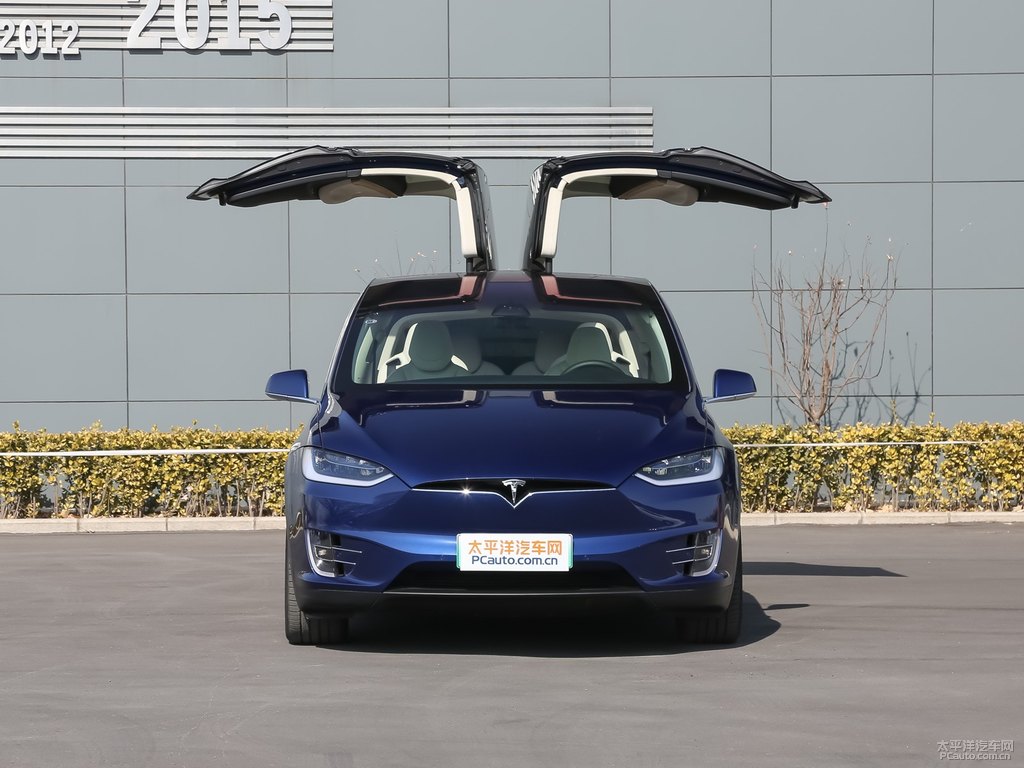 深海藍Model X整車外觀外觀圖片