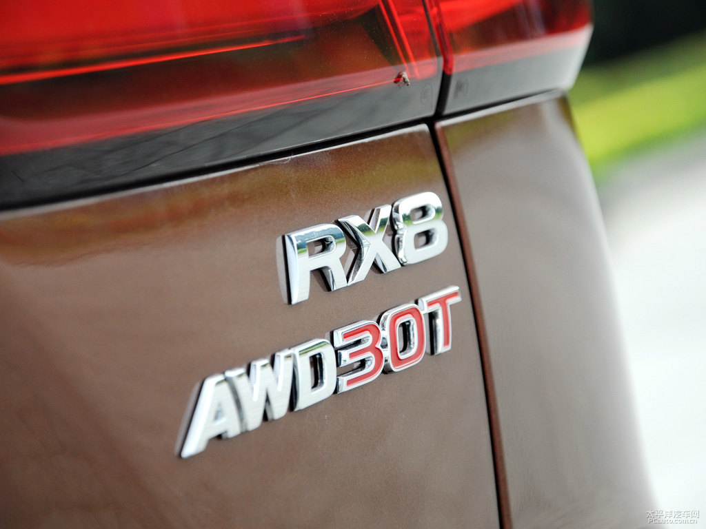 鉑金棕榮威RX8車尾外觀圖片