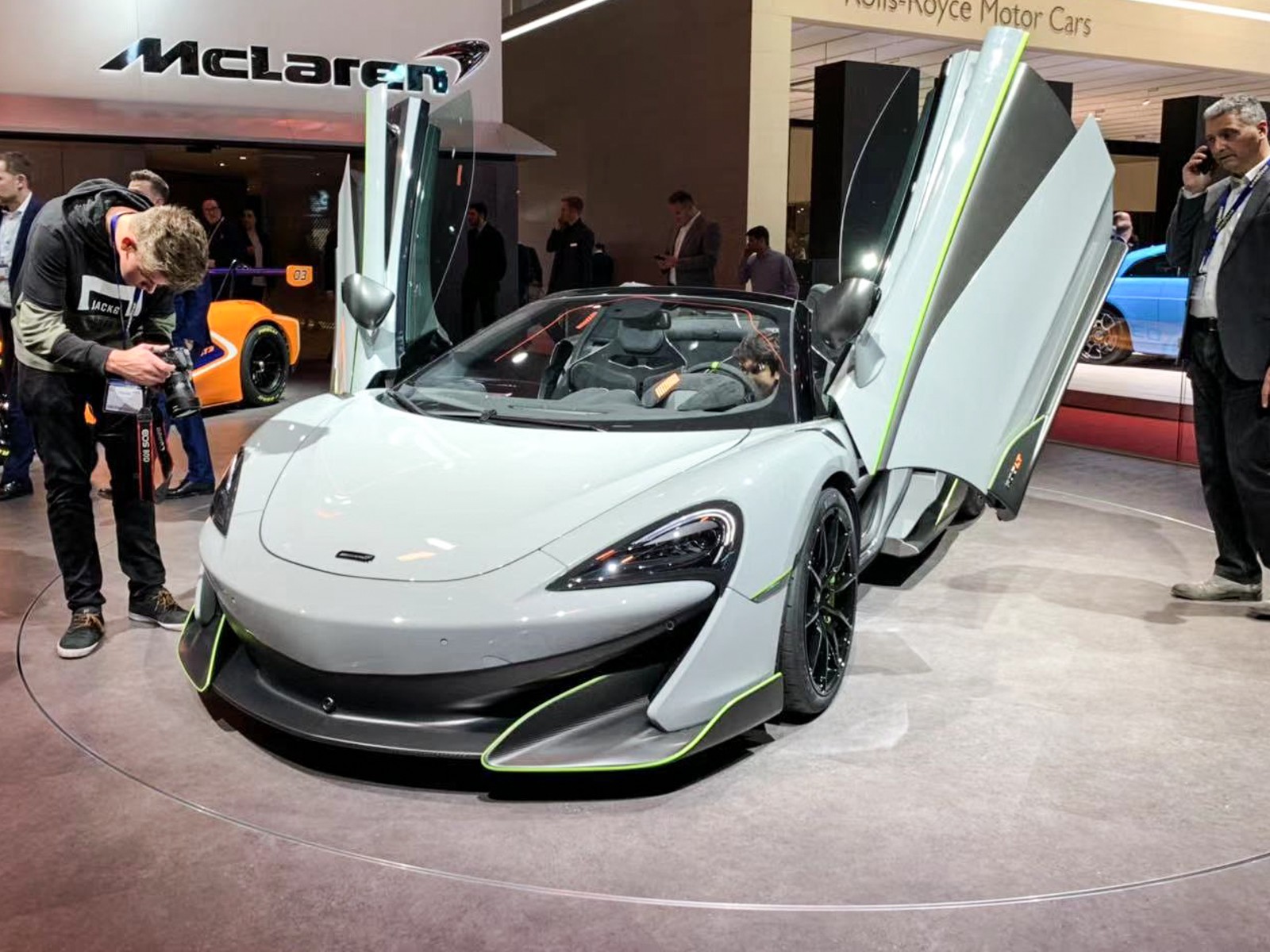 邁凱倫600LT車展高清大圖