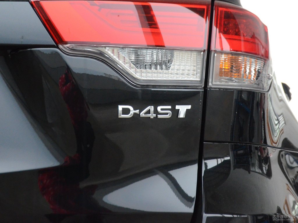墨晶黑漢蘭達(dá)車(chē)尾外觀圖片
