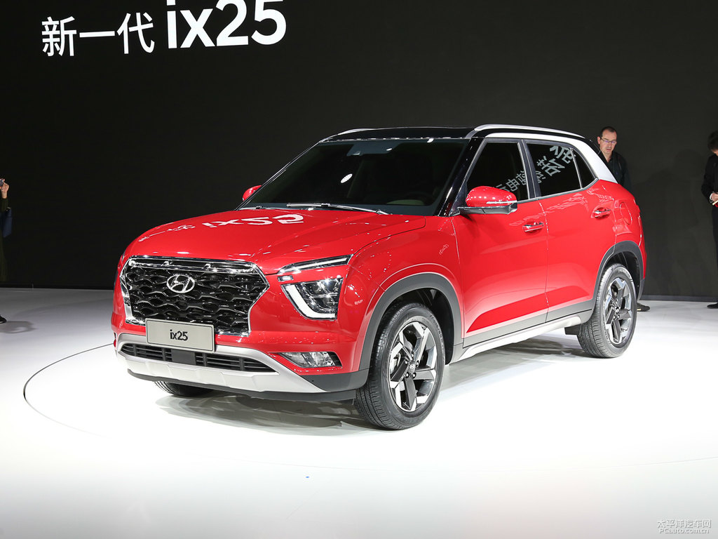 熱情紅北京現(xiàn)代ix25整車外觀外觀圖片