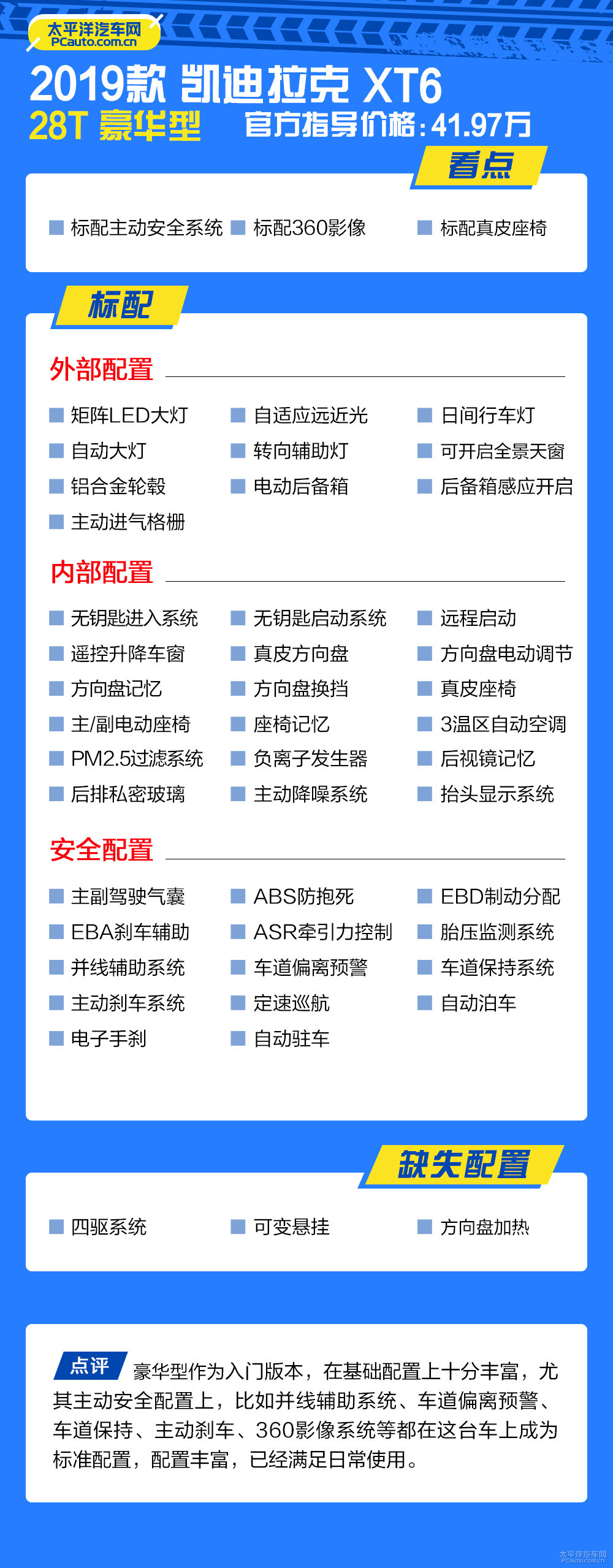 凯迪拉克XT6图解高清大图