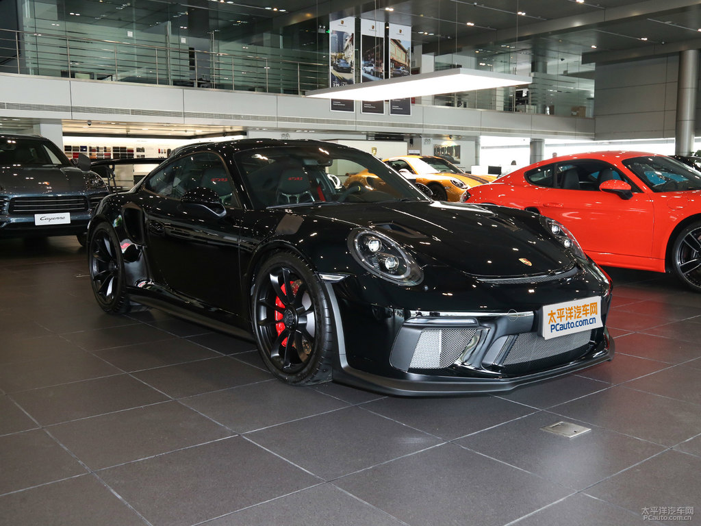 黑色保時(shí)捷911整車外觀外觀圖片