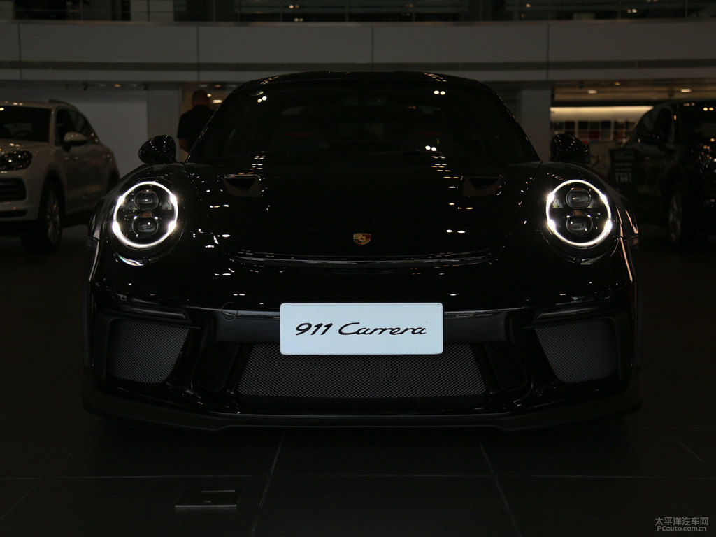 黑色保時(shí)捷911車(chē)頭外觀圖片