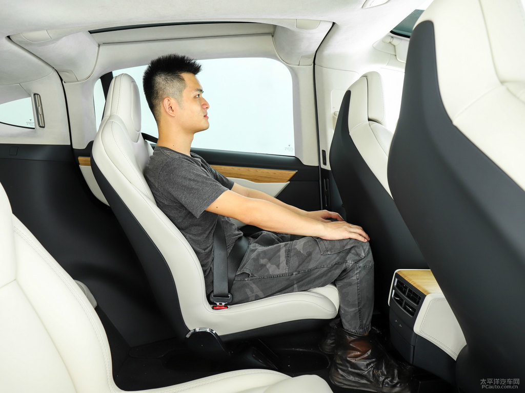 珍珠白Model X駕乘空間空間圖片