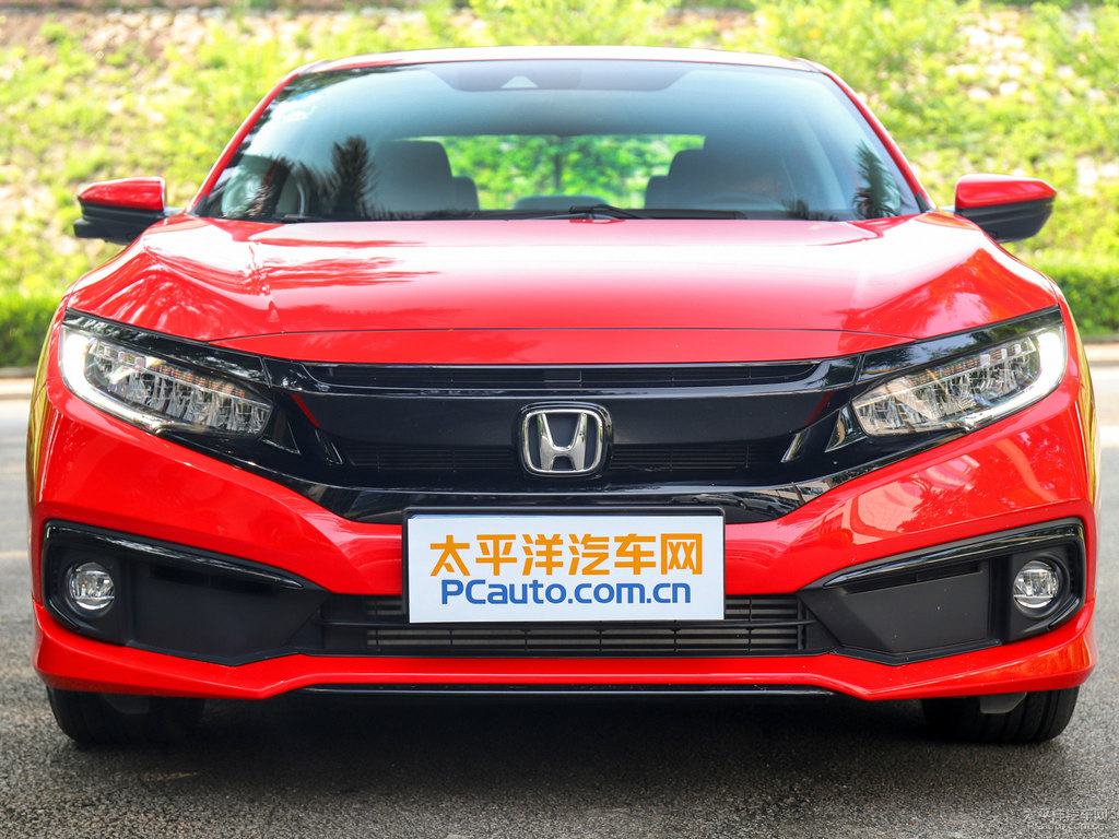 拉力紅思域車頭外觀圖片