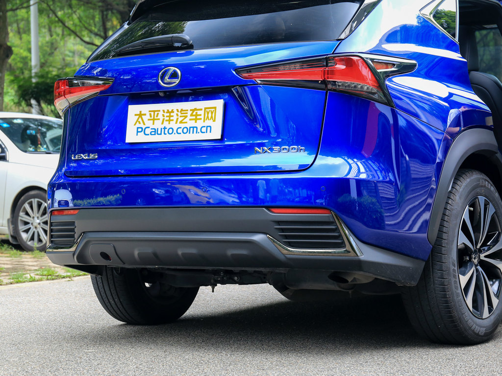 藍(lán)焰色雷克薩斯NX車尾外觀圖片