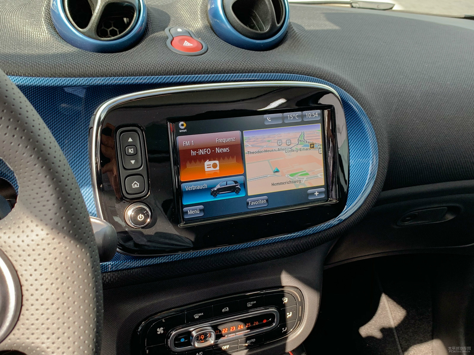smart forfour新能源內(nèi)飾高清大圖