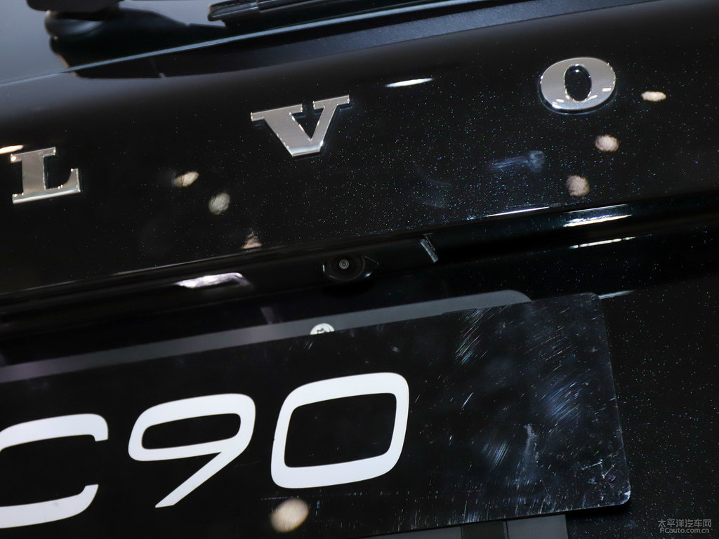 瑪瑙黑沃爾沃XC90車尾外觀圖片