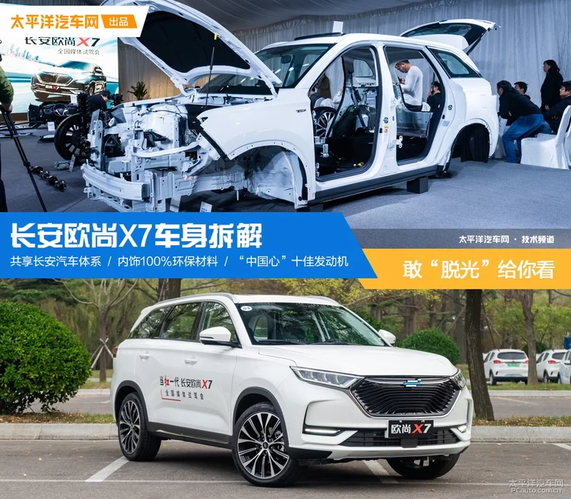 长安欧尚X7车身拆解