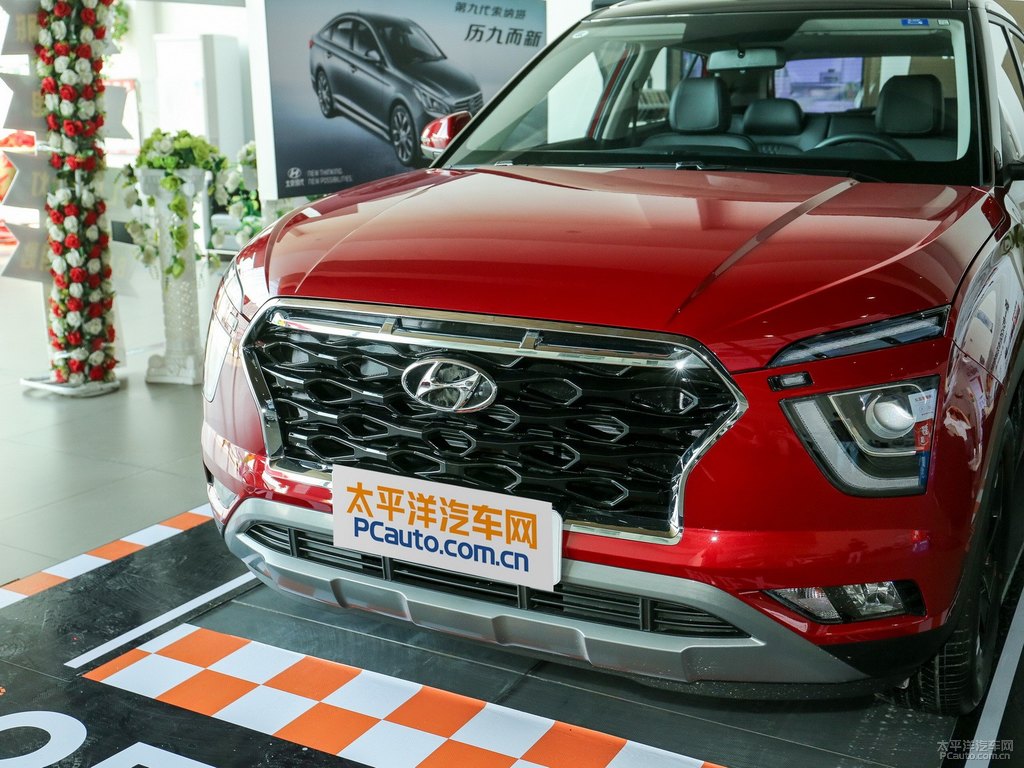 熱情紅北京現(xiàn)代ix25車頭外觀圖片